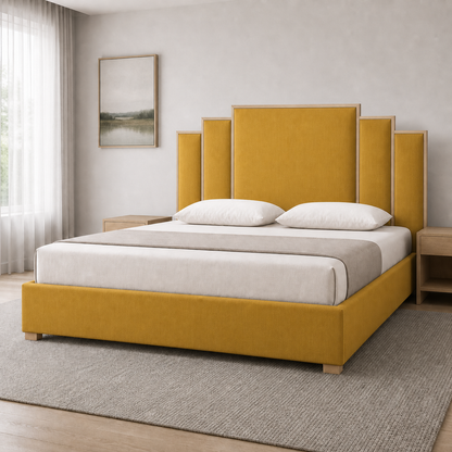 Alix - Bed Yellow lifestyle view