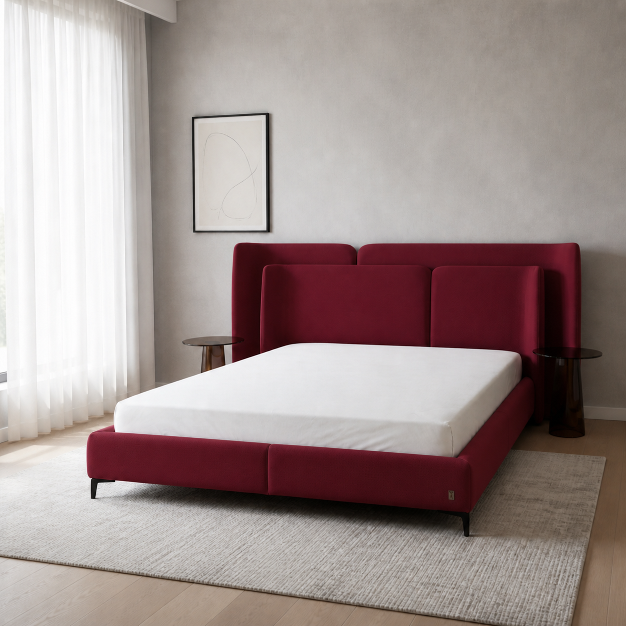 Auron - Bed Red lifestyle view