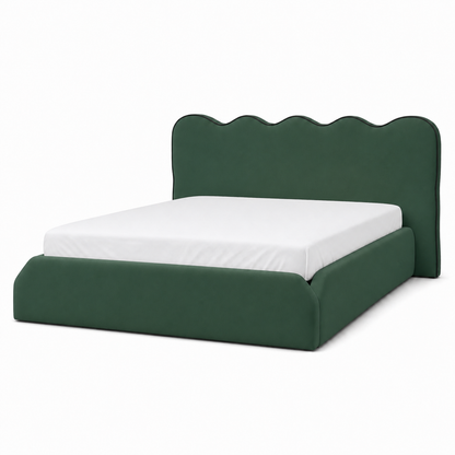 Andle - Bed Green plain white background view
