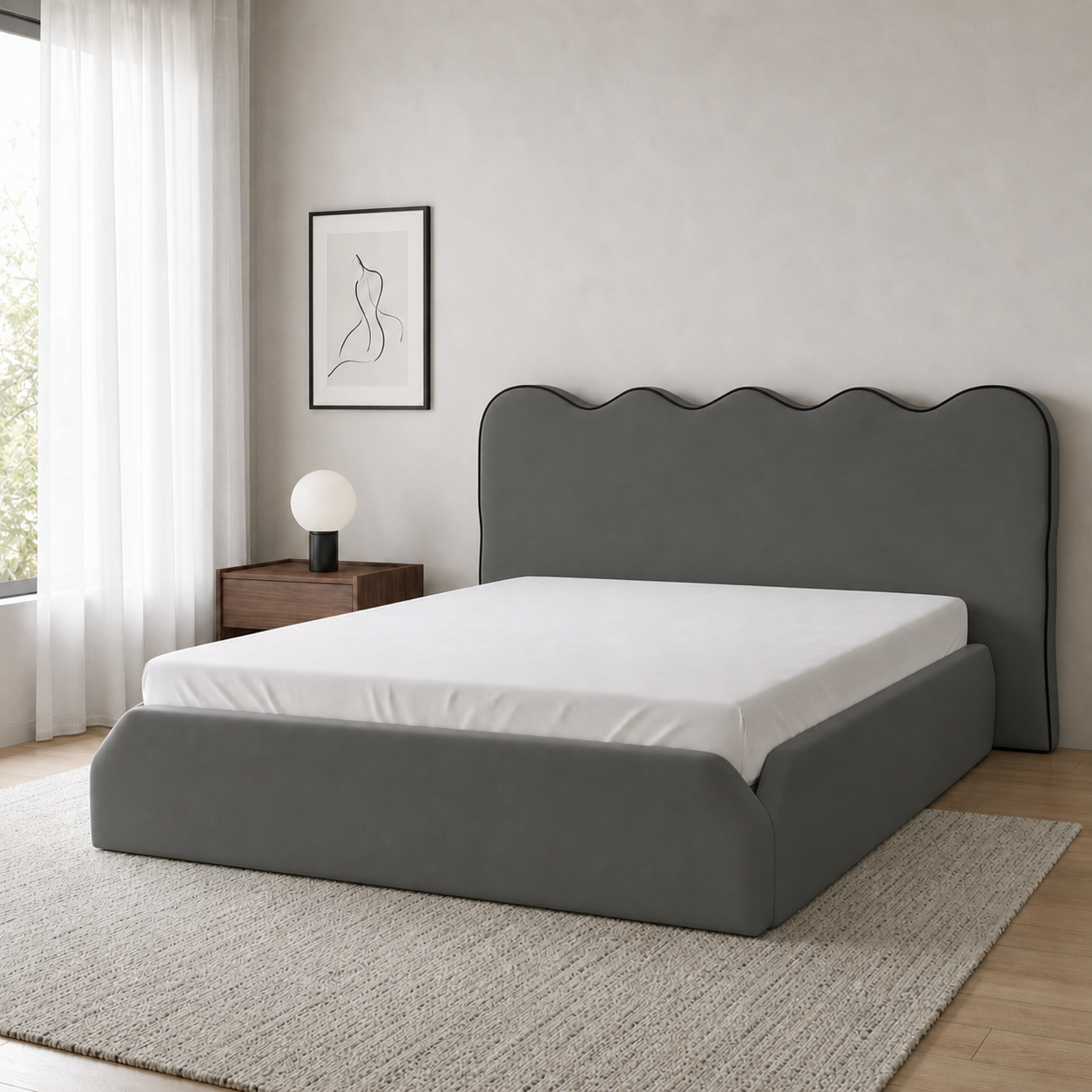 Andle - Bed Grey lifestyle view