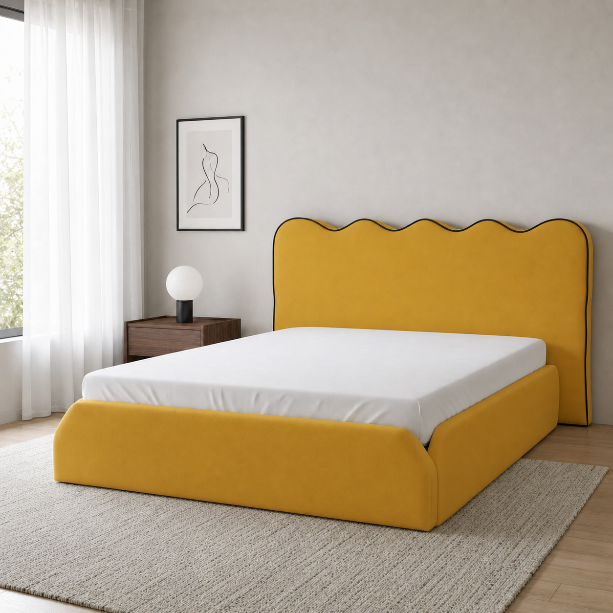 Andle - Bed Yellow lifestyle view