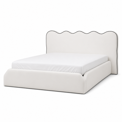 Andle - Bed, complete front three-quarter studio bed view