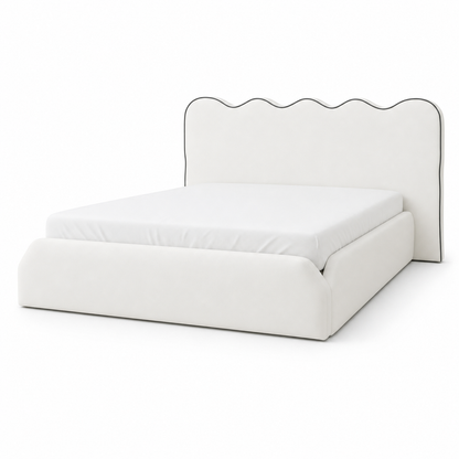 Andle - Bed, complete long-side studio bed view