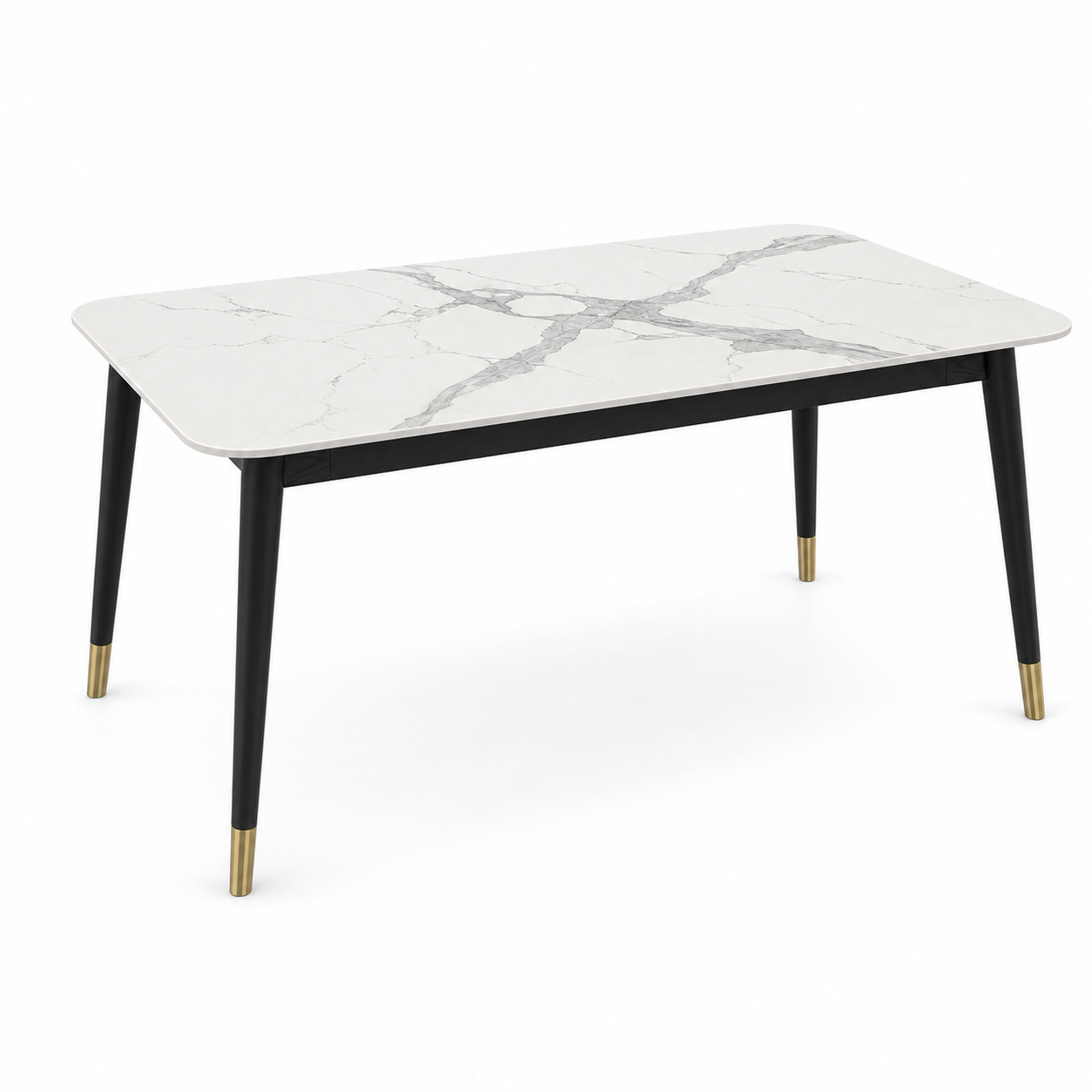Otto - Dining Table Marble Top - 4/6 Seater, table-only or source-conservative construction studio view
