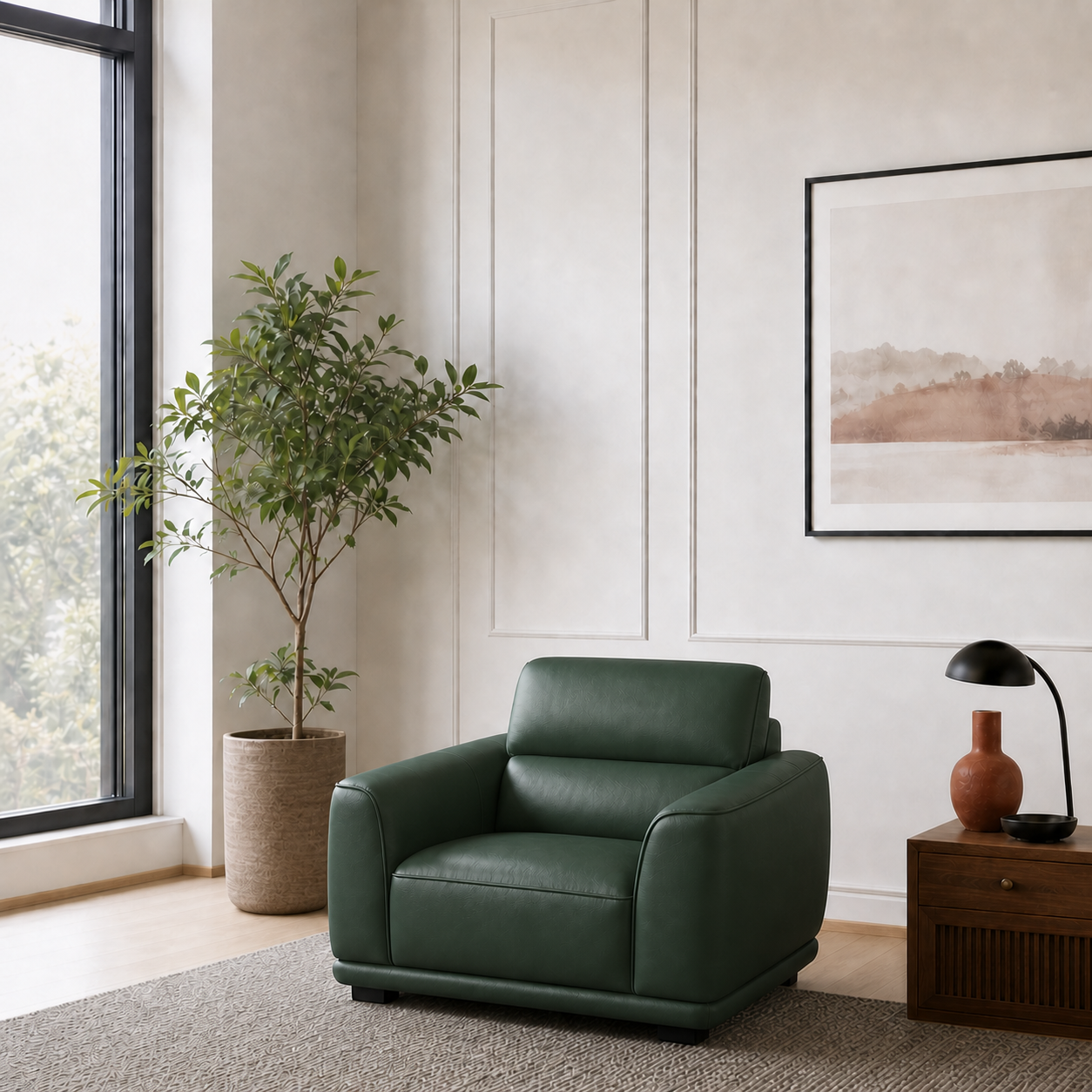 aster-3-2-1-sofa-set-copy 1 seater green 01 room