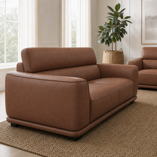 Close view of Crest - 3+2+1 Sofa Set upholstery and construction