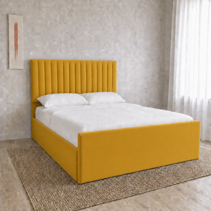 Auron - Bed Yellow lifestyle view
