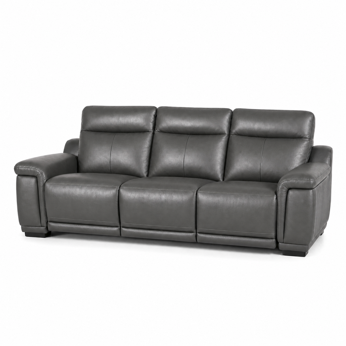 Aurora Recliner 3 seater grey 02 white