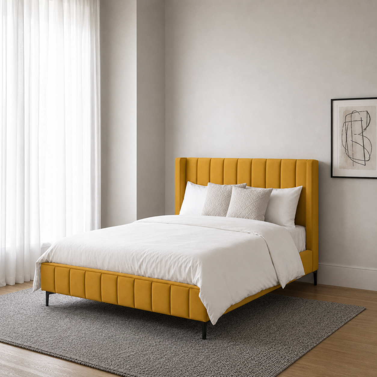 Bea - Bed Yellow lifestyle view