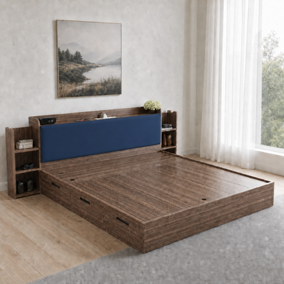 Elin - Bed Blue lifestyle view