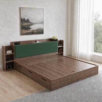 Elin - Bed Green lifestyle view