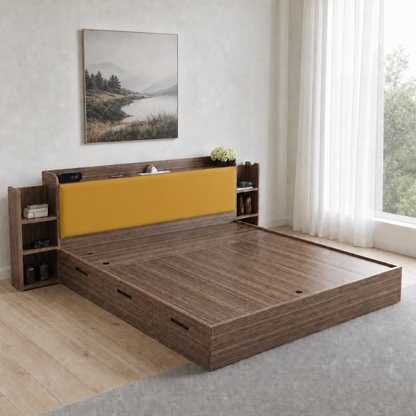 Elin - Bed Yellow lifestyle view