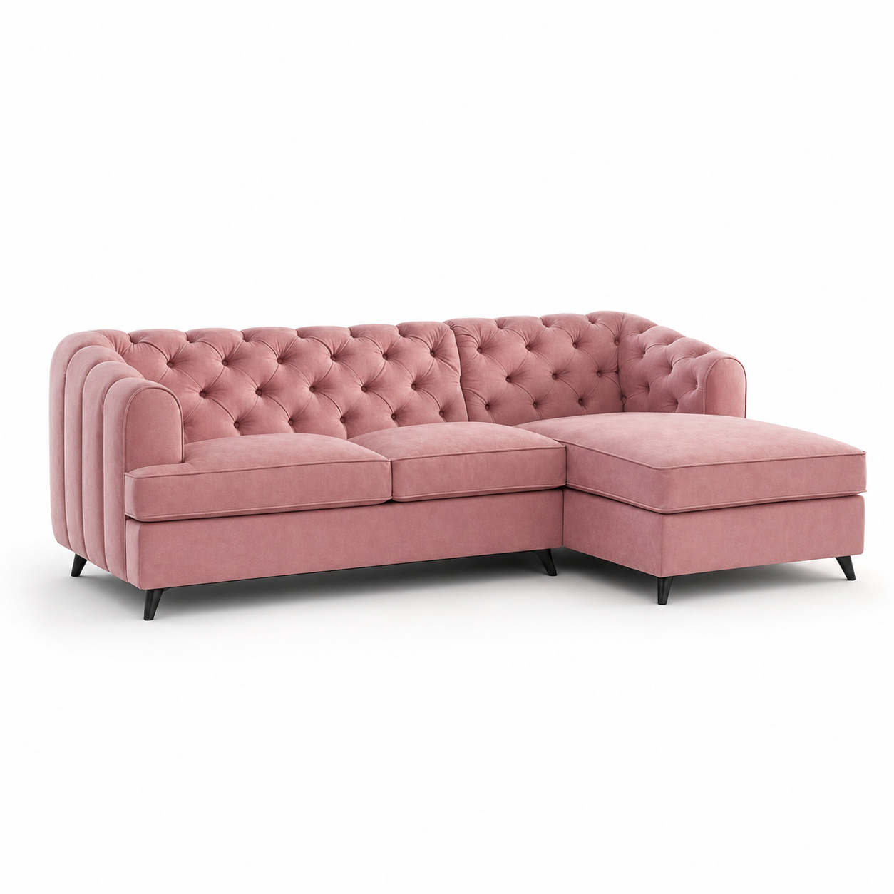 Beron - Sofa bed, closed sofa front studio view on pure white