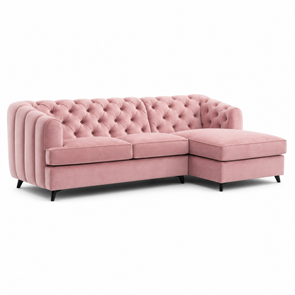 Beron - Sofa bed, closed sofa side studio view on pure white