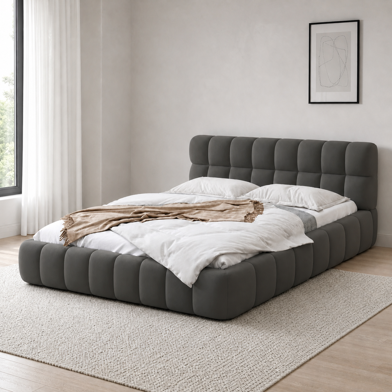 Bixed - Bed Grey lifestyle view
