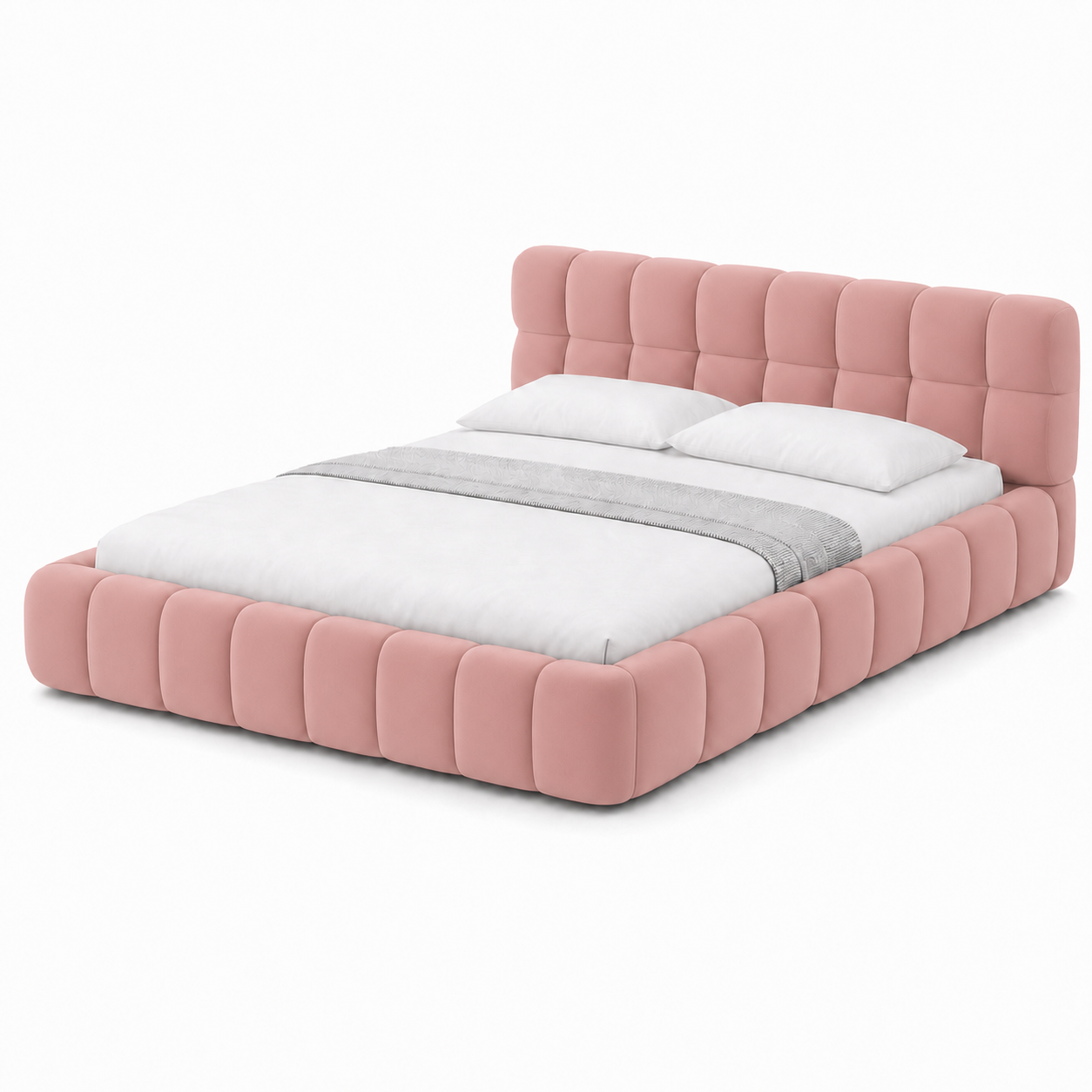Bixed - Bed Pink plain white background view