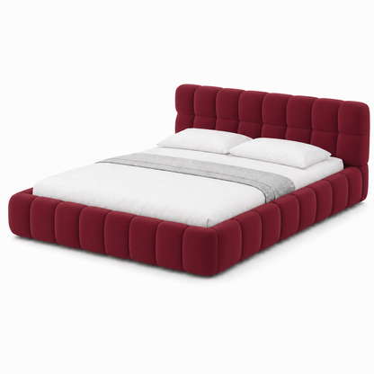 Bixed - Bed Red plain white background view