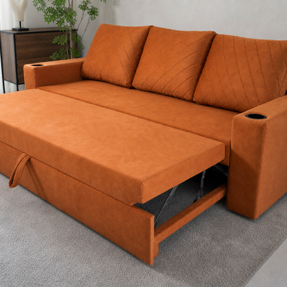 Blane - Sofa bed, source-proven open-state construction detail