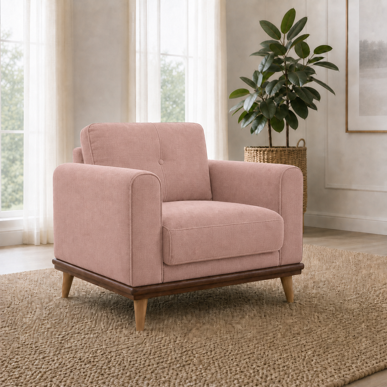 bloom-3-2-1-sofa-set 1 seater pink 01 room