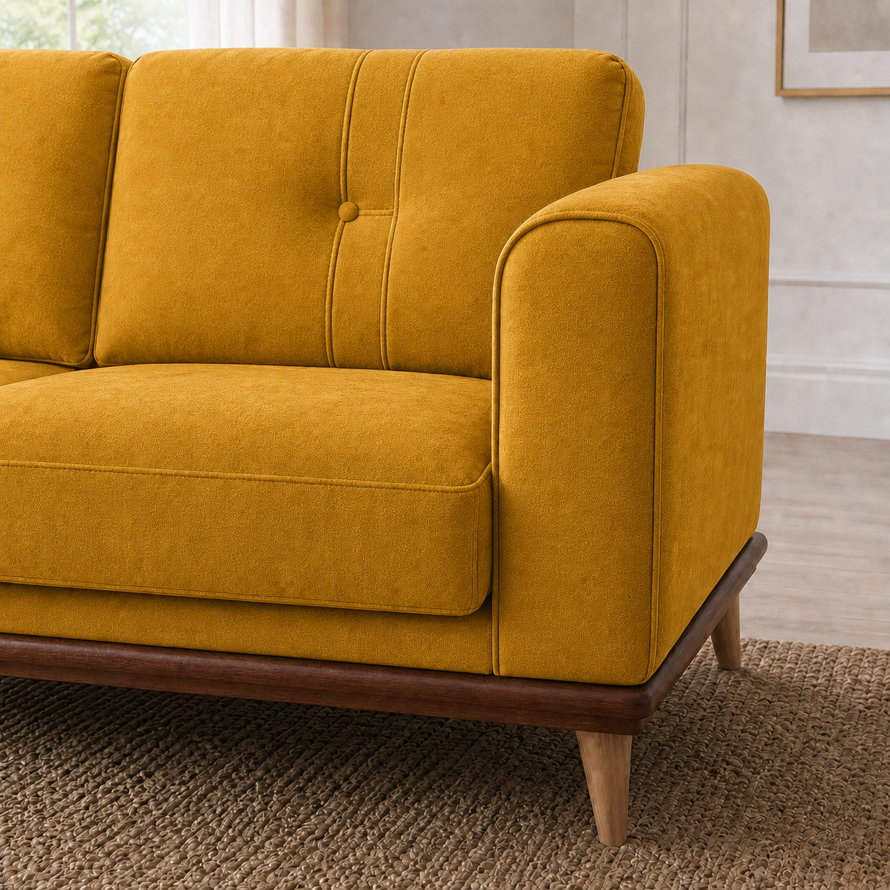 bloom-3-2-1-sofa-set 2 seater yellow 02 detail