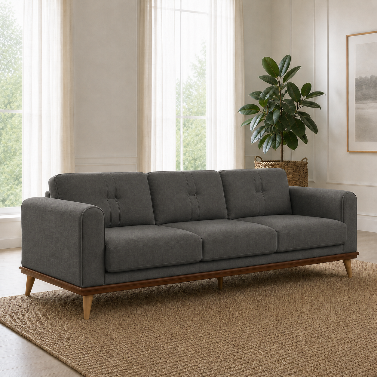 bloom-3-2-1-sofa-set 3 seater grey 01 room