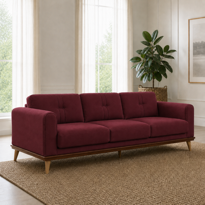 bloom-3-2-1-sofa-set 3 seater red wine 01 room