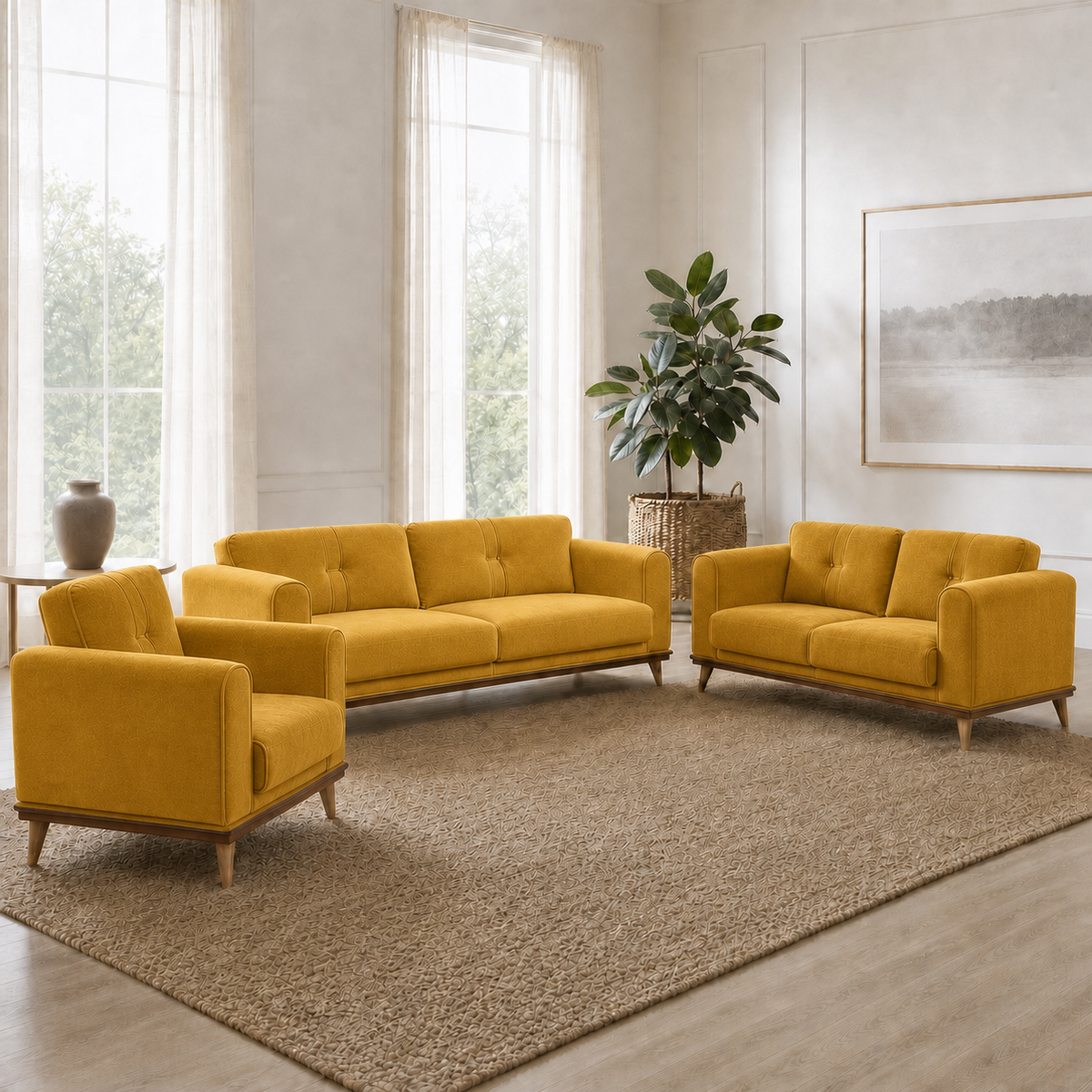 bloom-3-2-1-sofa-set 3+2+1 full set yellow 01 room