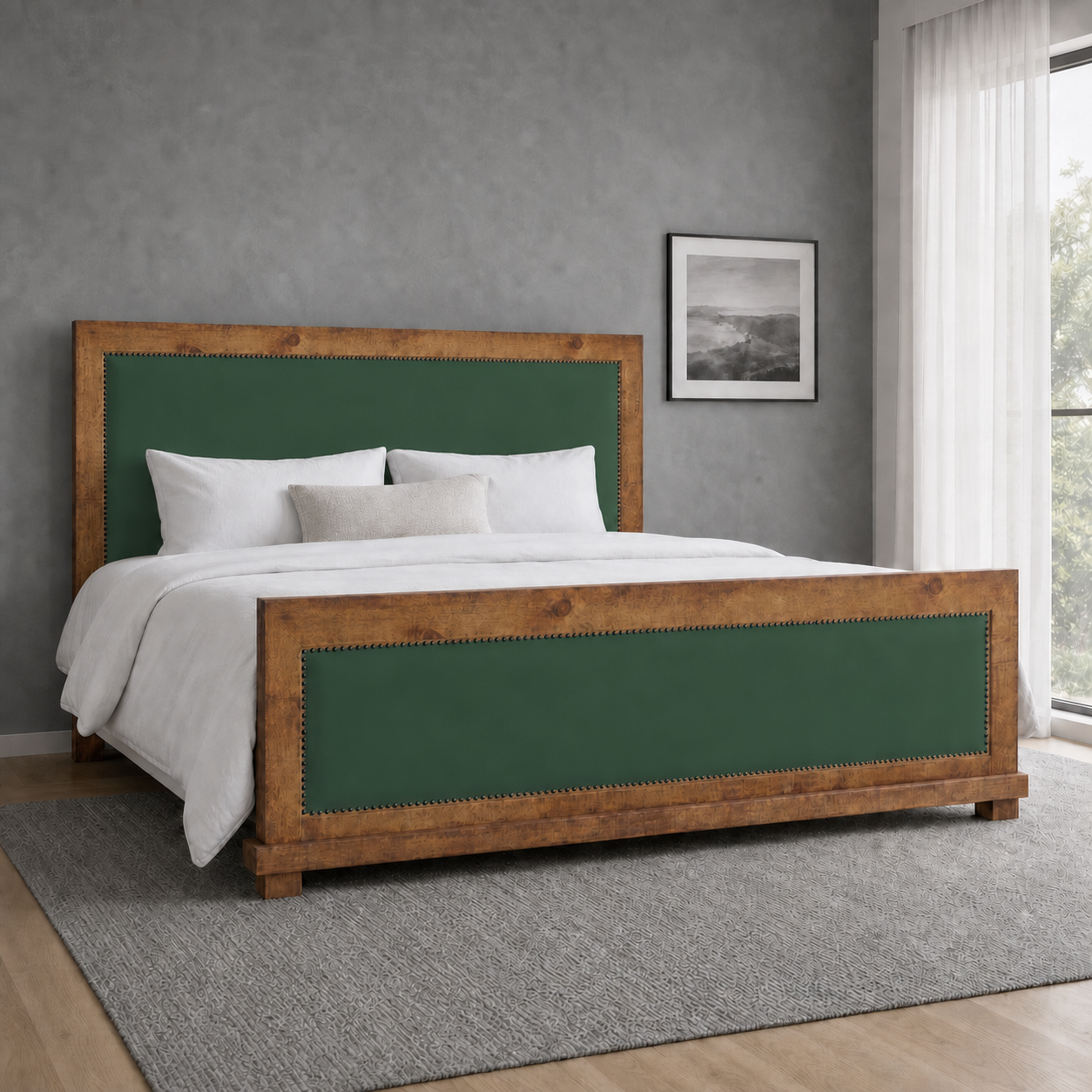 Brek - Bed Green lifestyle view