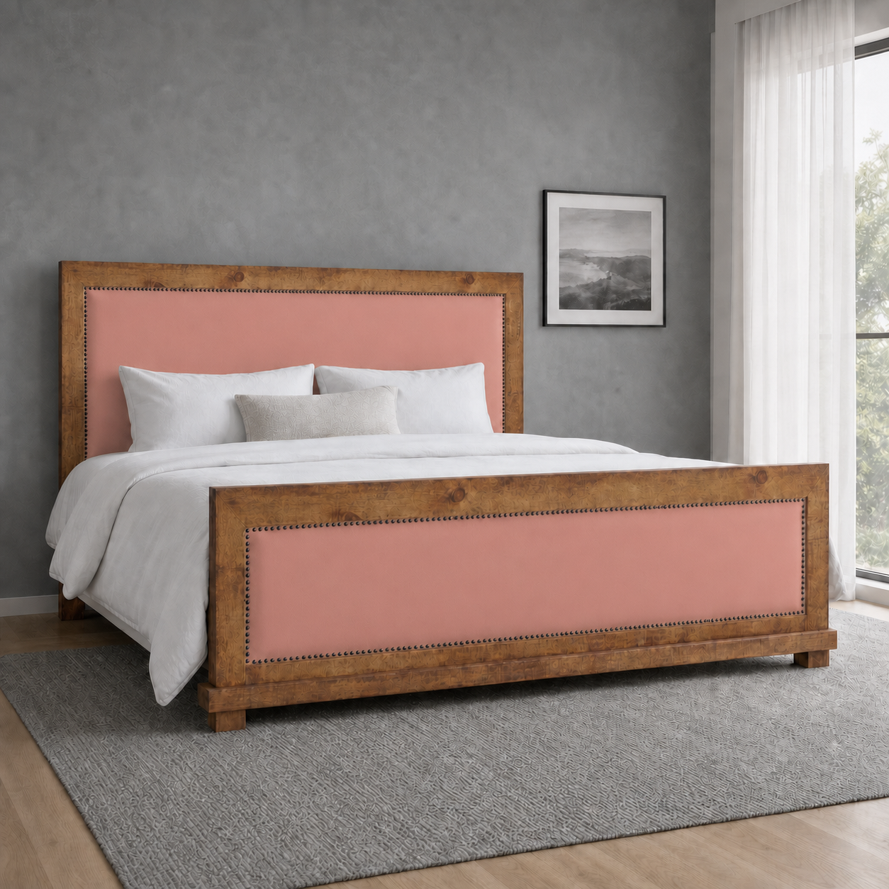 Brek - Bed Pink lifestyle view