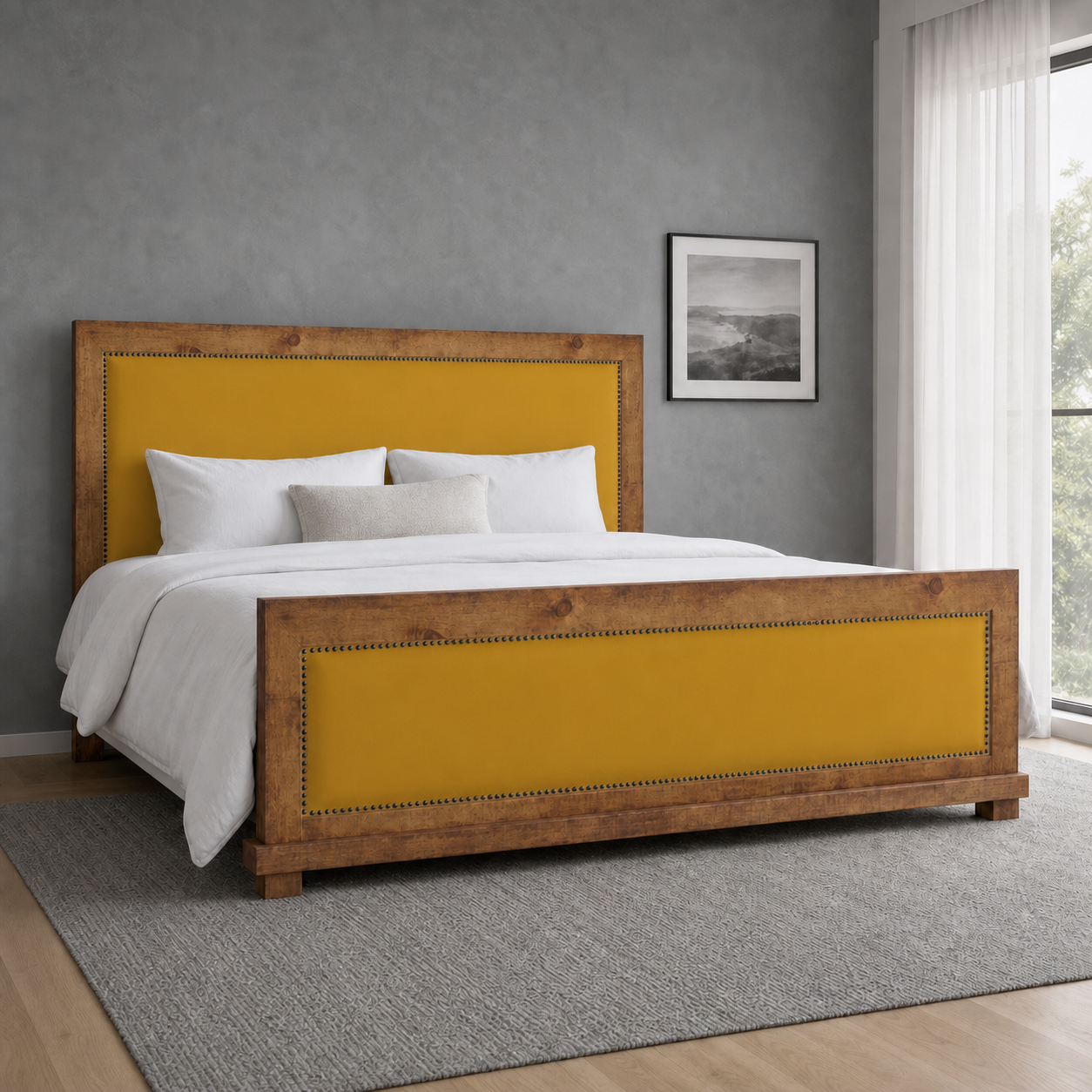 Brek - Bed Yellow lifestyle view