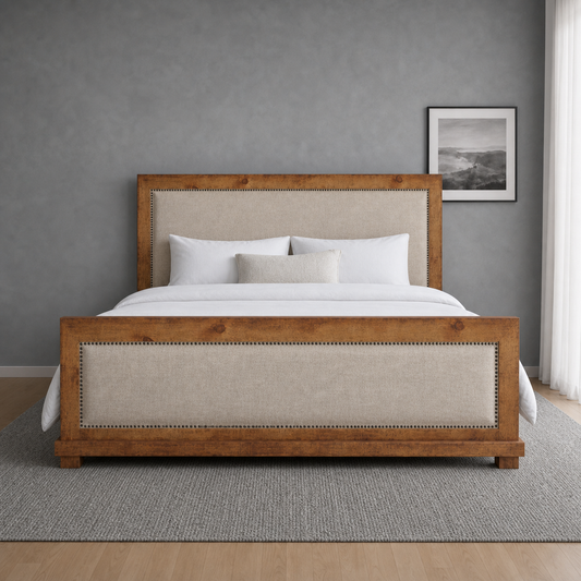 Brek - Bed, complete straight-on bed view