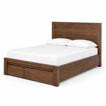Brisa - Bed, complete long-side studio bed view