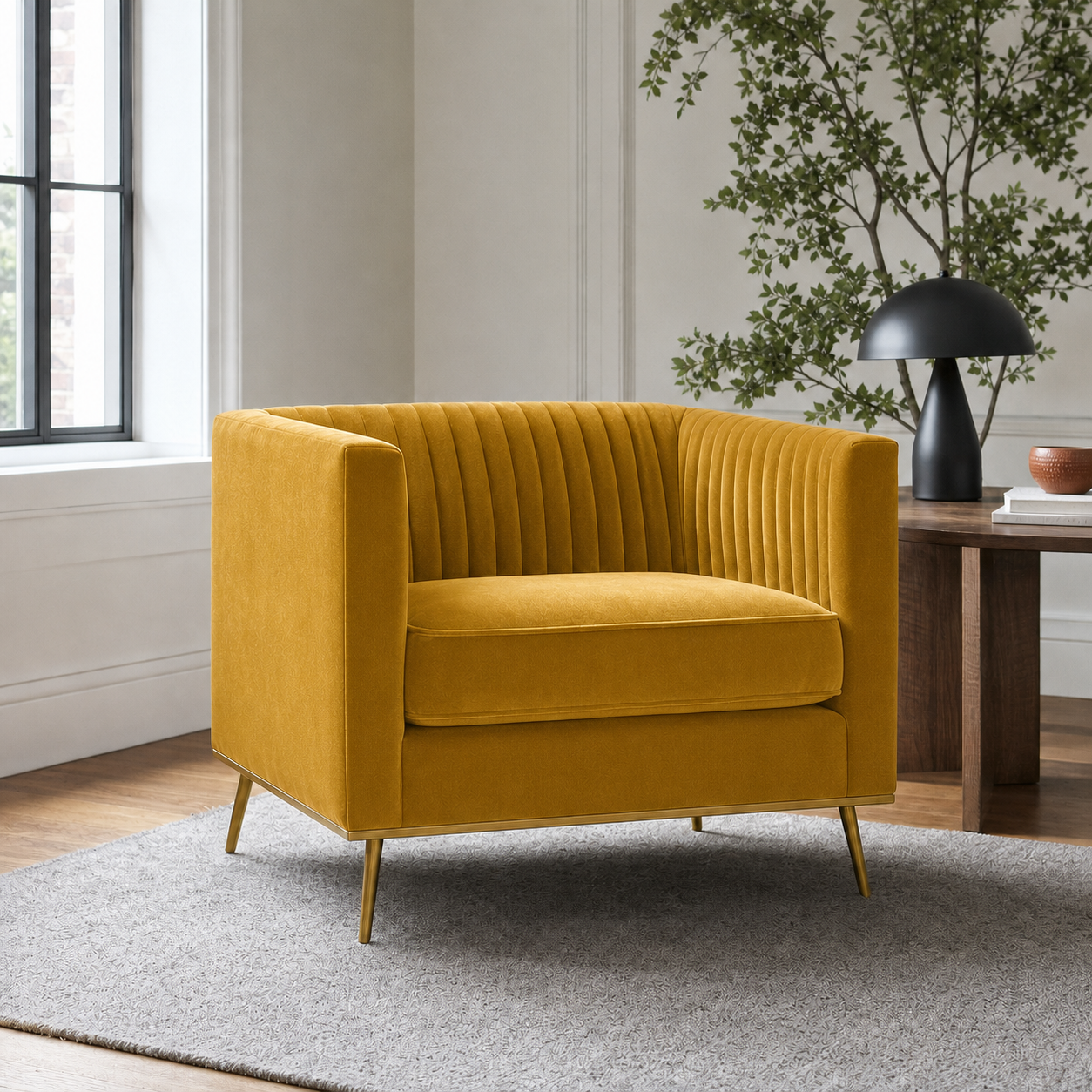 brite-3-2-1-sofa-set 1 seater yellow 01 room