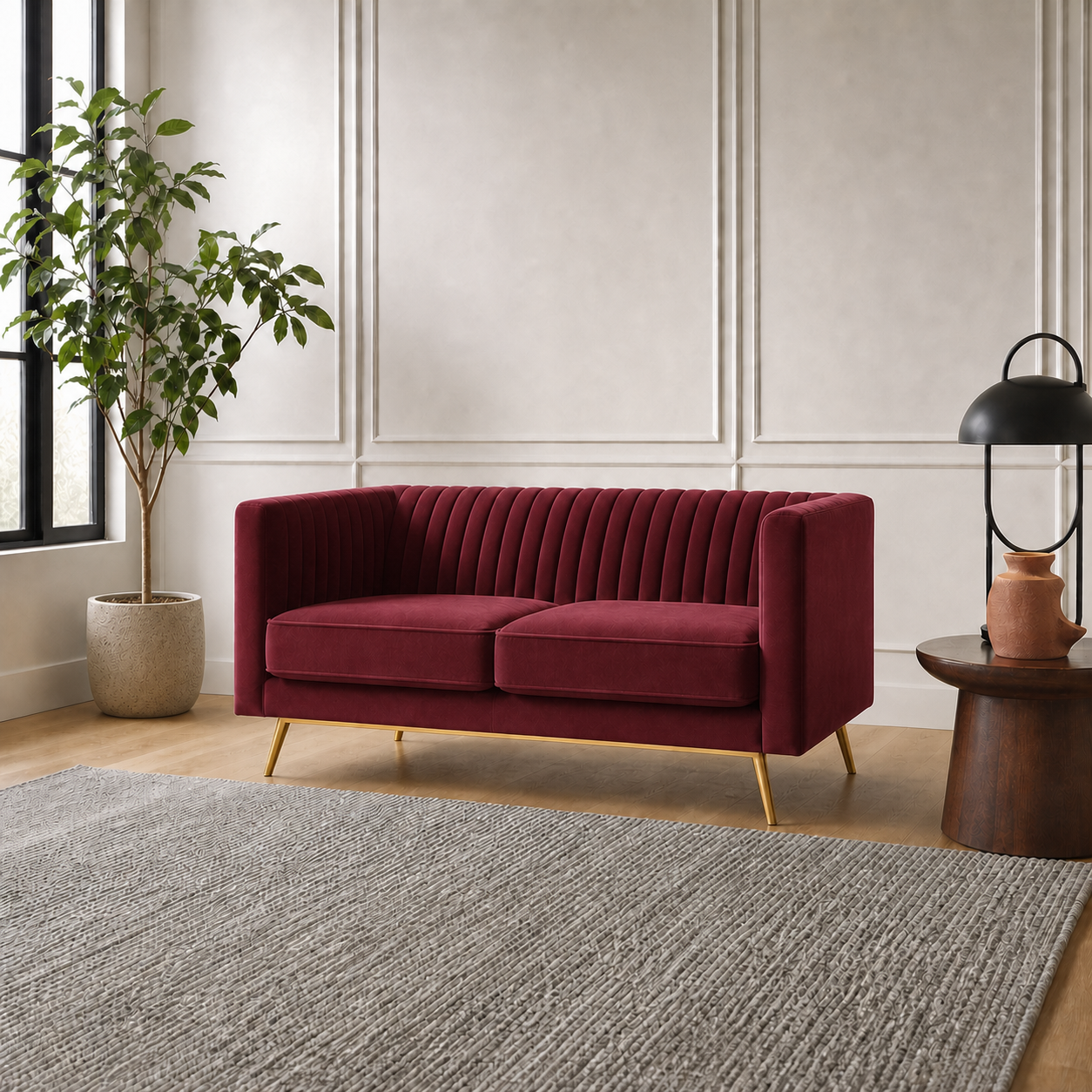 brite-3-2-1-sofa-set 2 seater red wine 01 room