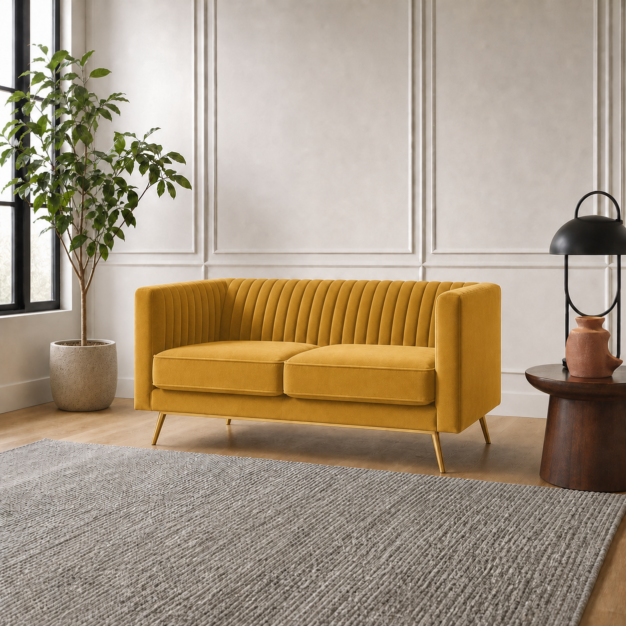 brite-3-2-1-sofa-set 2 seater yellow 01 room