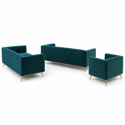 Brite - 3+2+1 Sofa Set, complete 3+2+1 sofa set side studio view