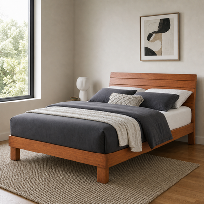 Cade - Bed, complete straight-on bed view