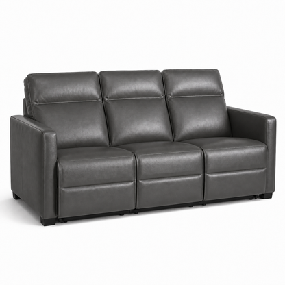 Canopy recliner 3 seater grey 02 white