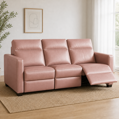 Canopy recliner 3 seater pink 01 main