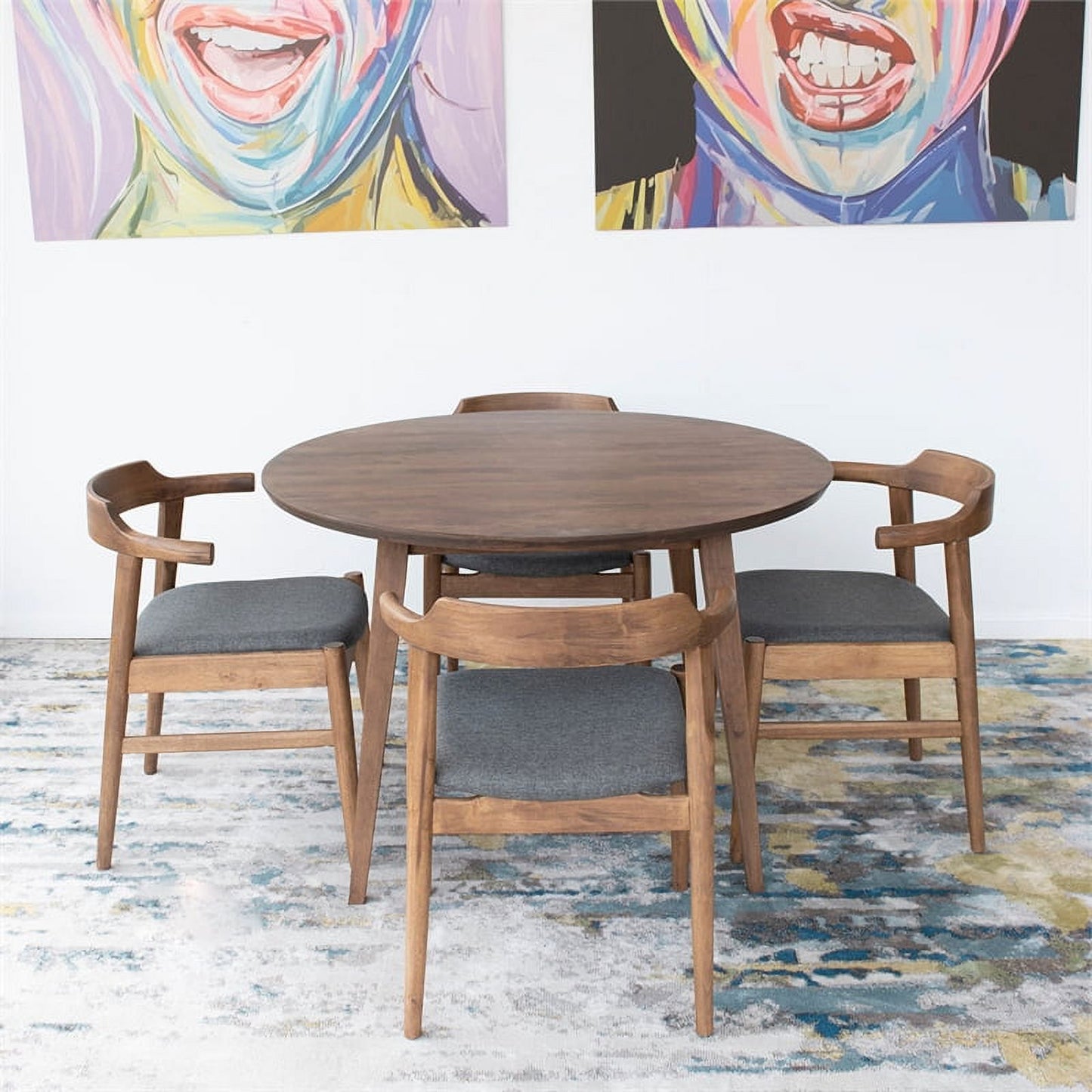 Bryn - Wooden Top Dining Table