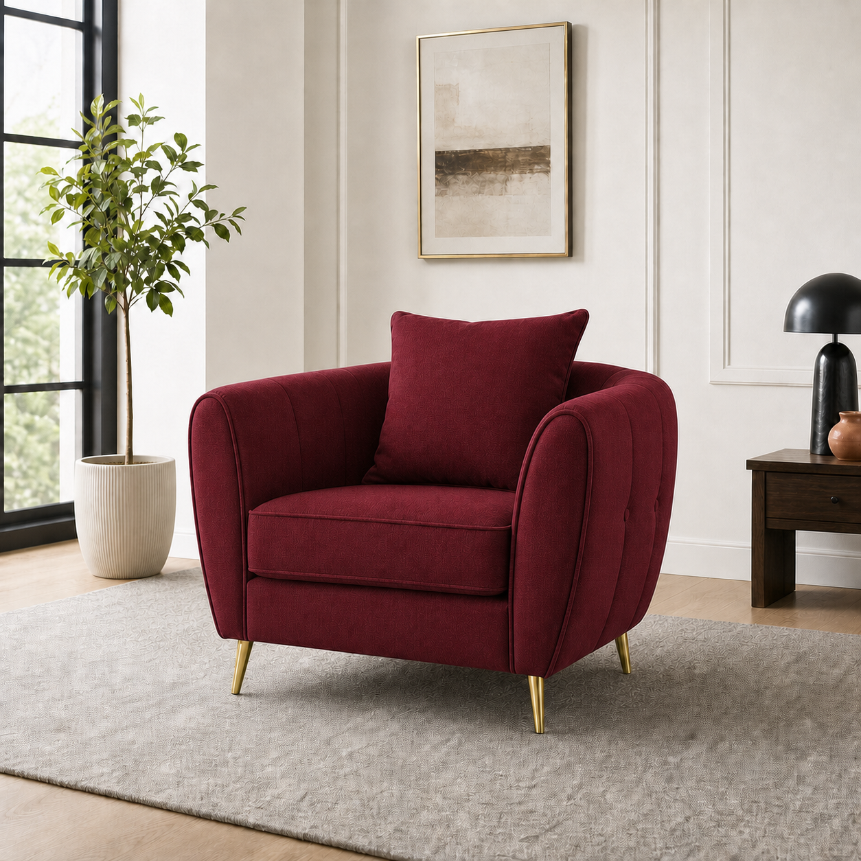 chime-3-2-1-sofa-set 1 seater red wine 01 room