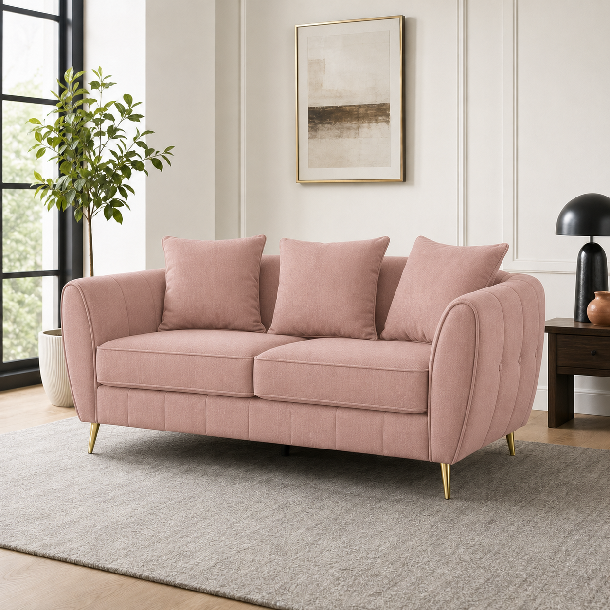 chime-3-2-1-sofa-set 2 seater pink 01 room