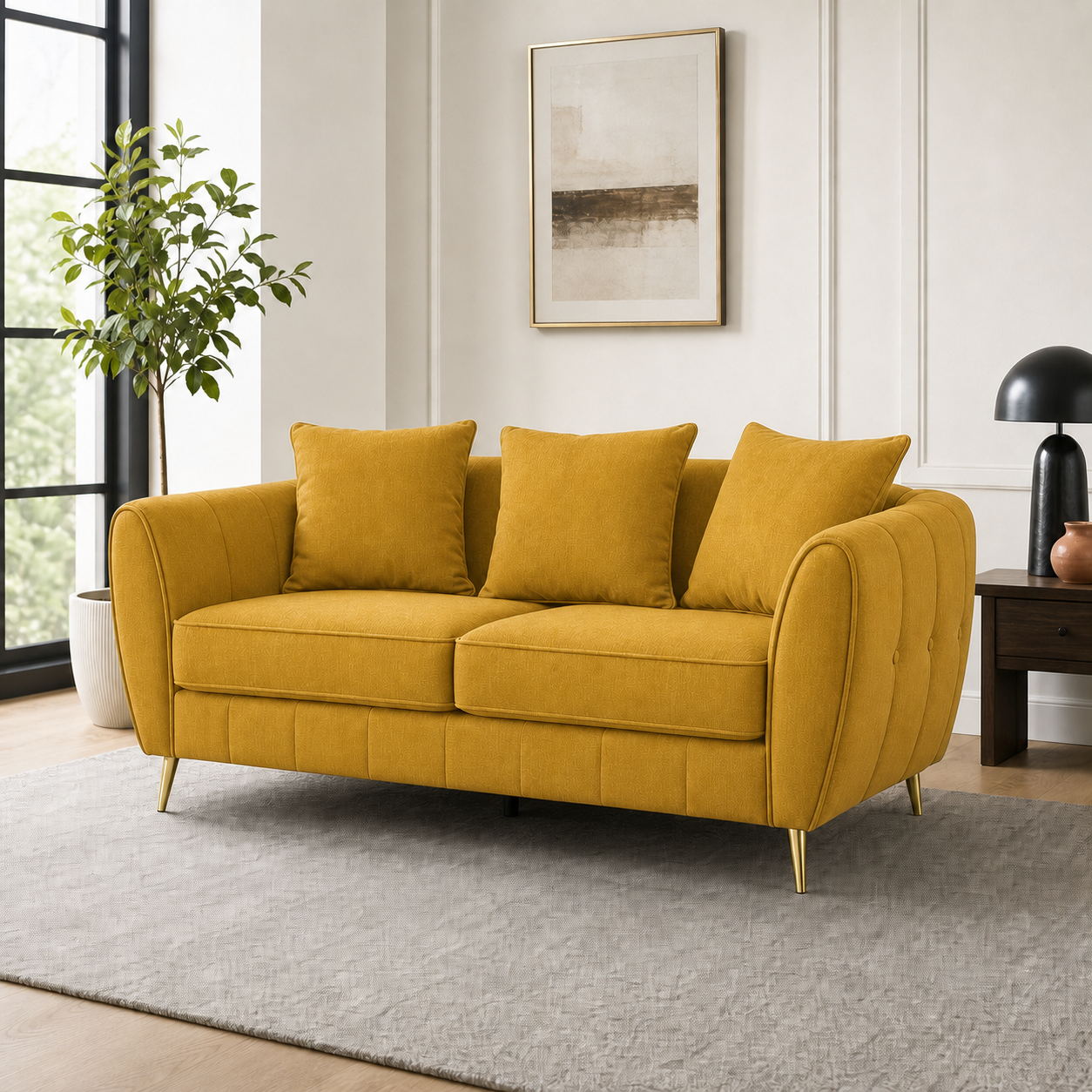 chime-3-2-1-sofa-set 2 seater yellow 01 room