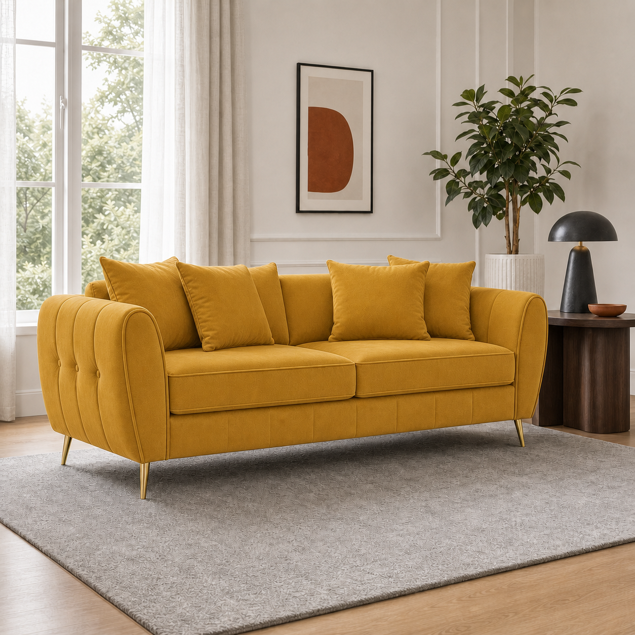 chime-3-2-1-sofa-set 3 seater yellow 01 room