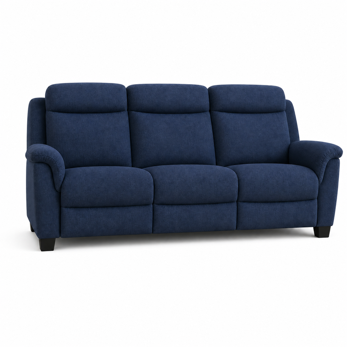 Comet Recliner 3 seater blue 02 white