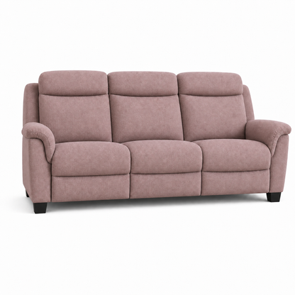 Comet Recliner 3 seater pink 02 white
