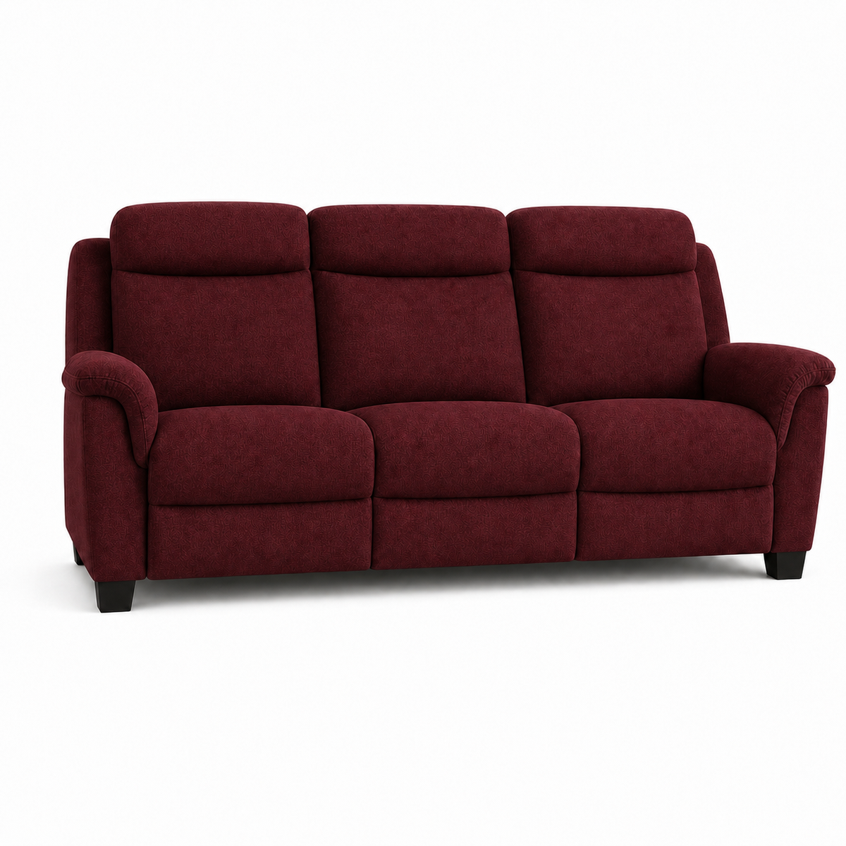 Comet Recliner 3 seater red 02 white