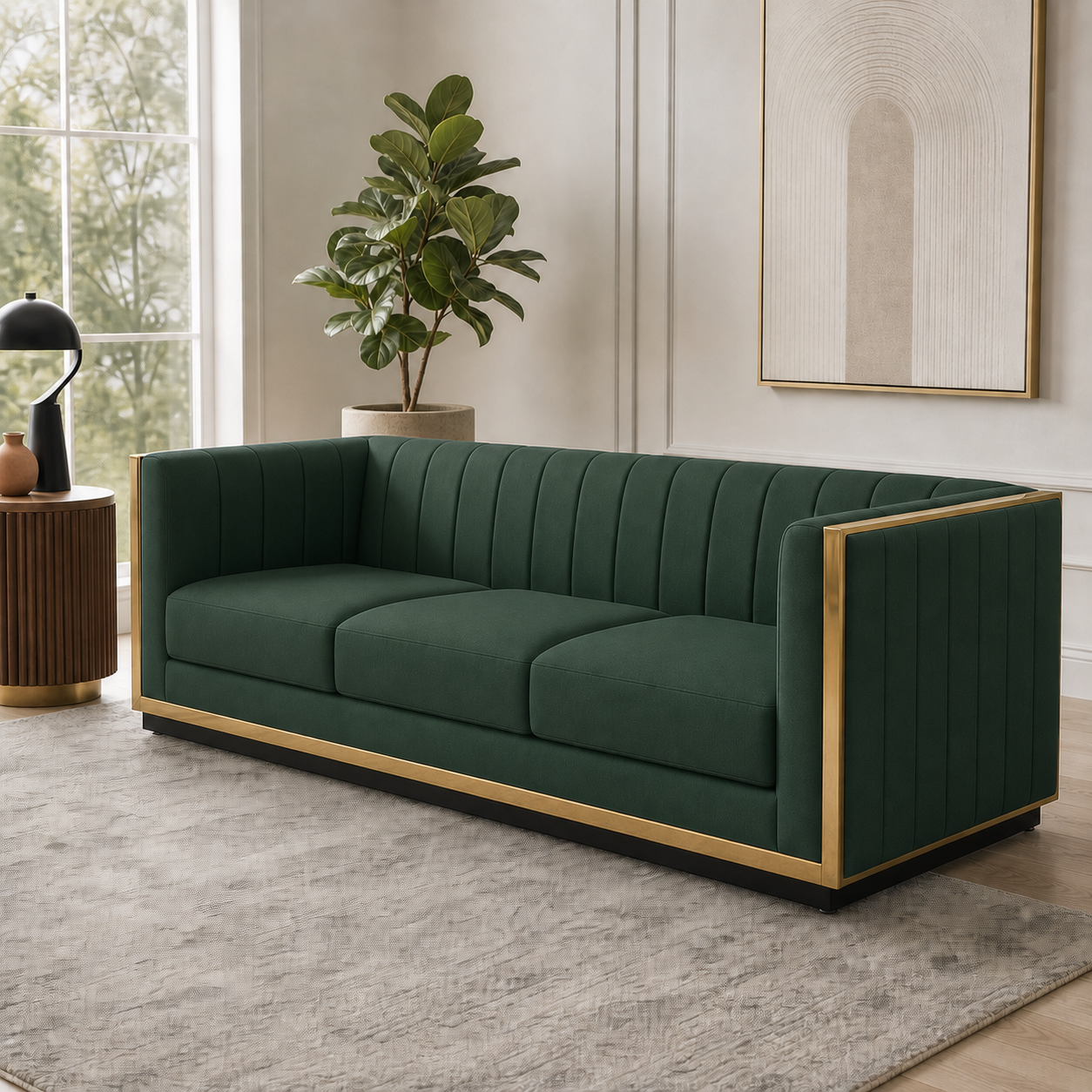 dash-3-2-1-sofa-set 3 seater green 01 room