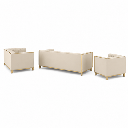 Dash - 3+2+1 Sofa Set, complete 3+2+1 sofa set side studio view