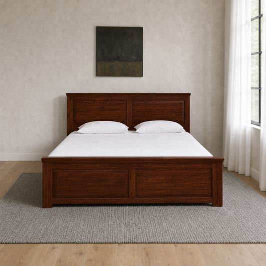 Davi - Bed, complete straight-on bed view